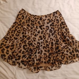 Womens Size small cheetah skirt